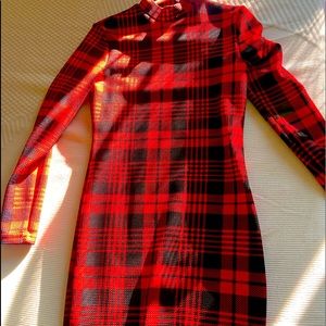 SHEIN plaid dress